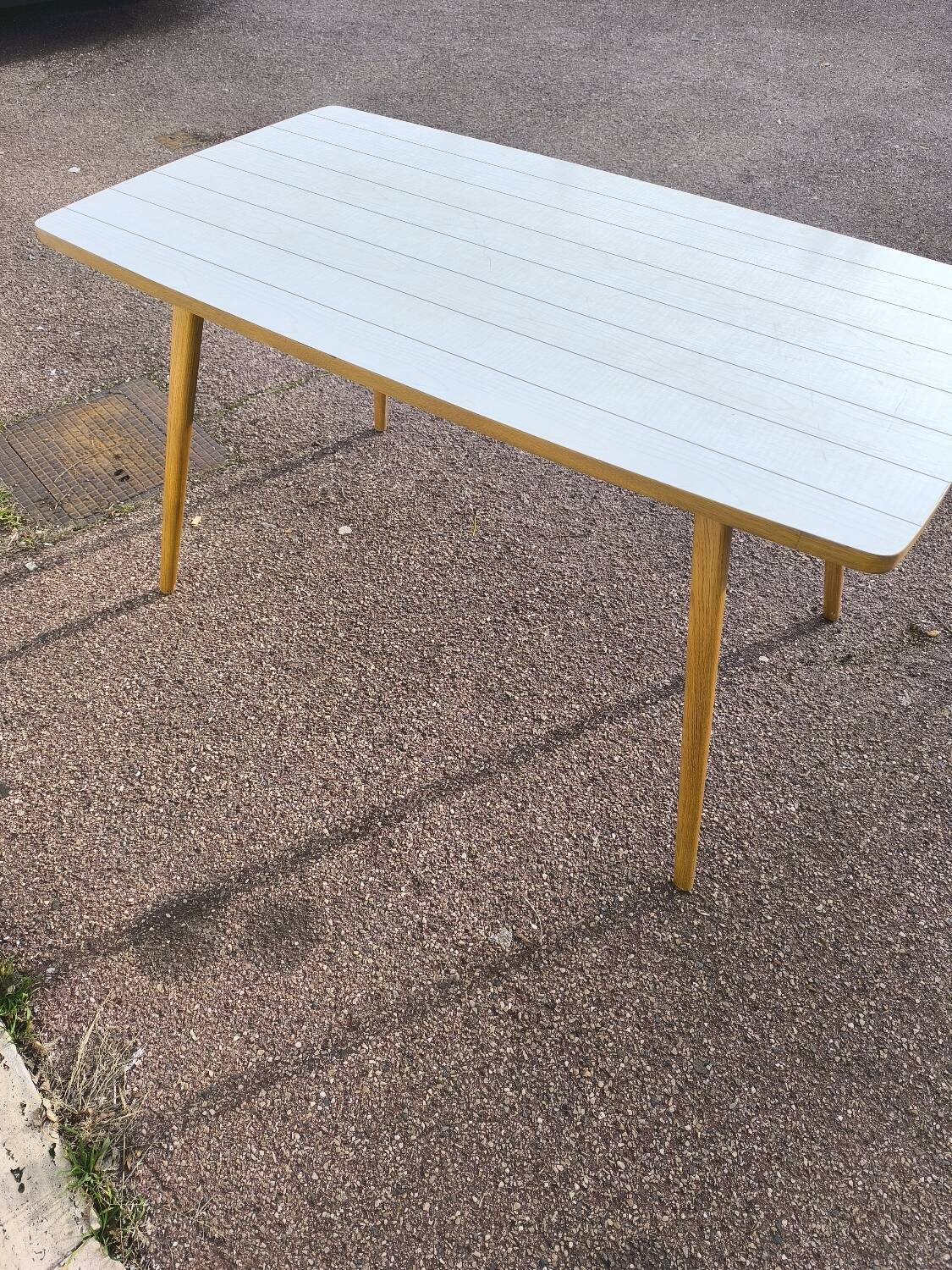 Vintage formica side table