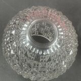 Set of 5 cut glass pendants circa 1960/70