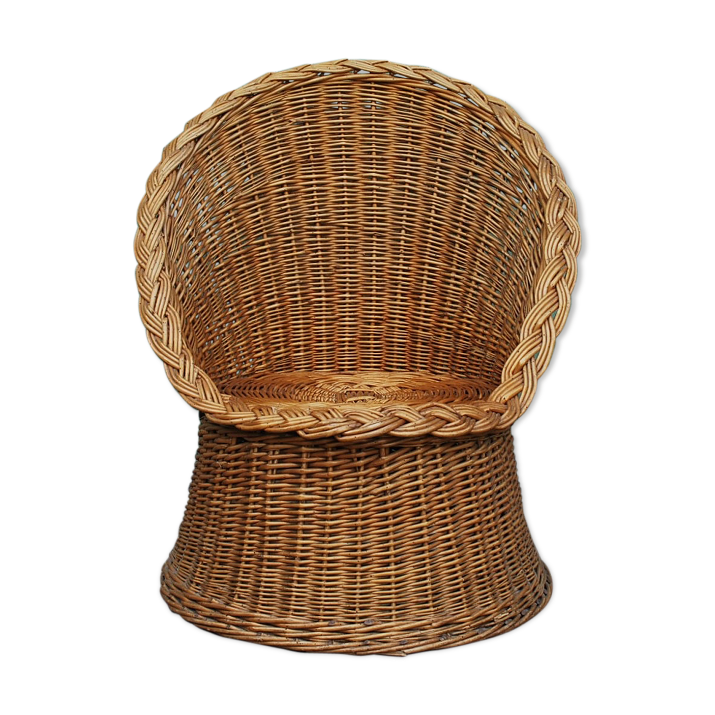 Rattan armchair