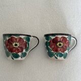 Lunéville K & G Coffee Cups - Early 1900s