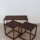 Nesting Tables attributed to Aksel Kjesgaard, Denmark, 1960s, Set of 3