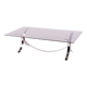 Mid-Century Modern Dining Table in Chrome and Glass by O. Borsani, 1960s