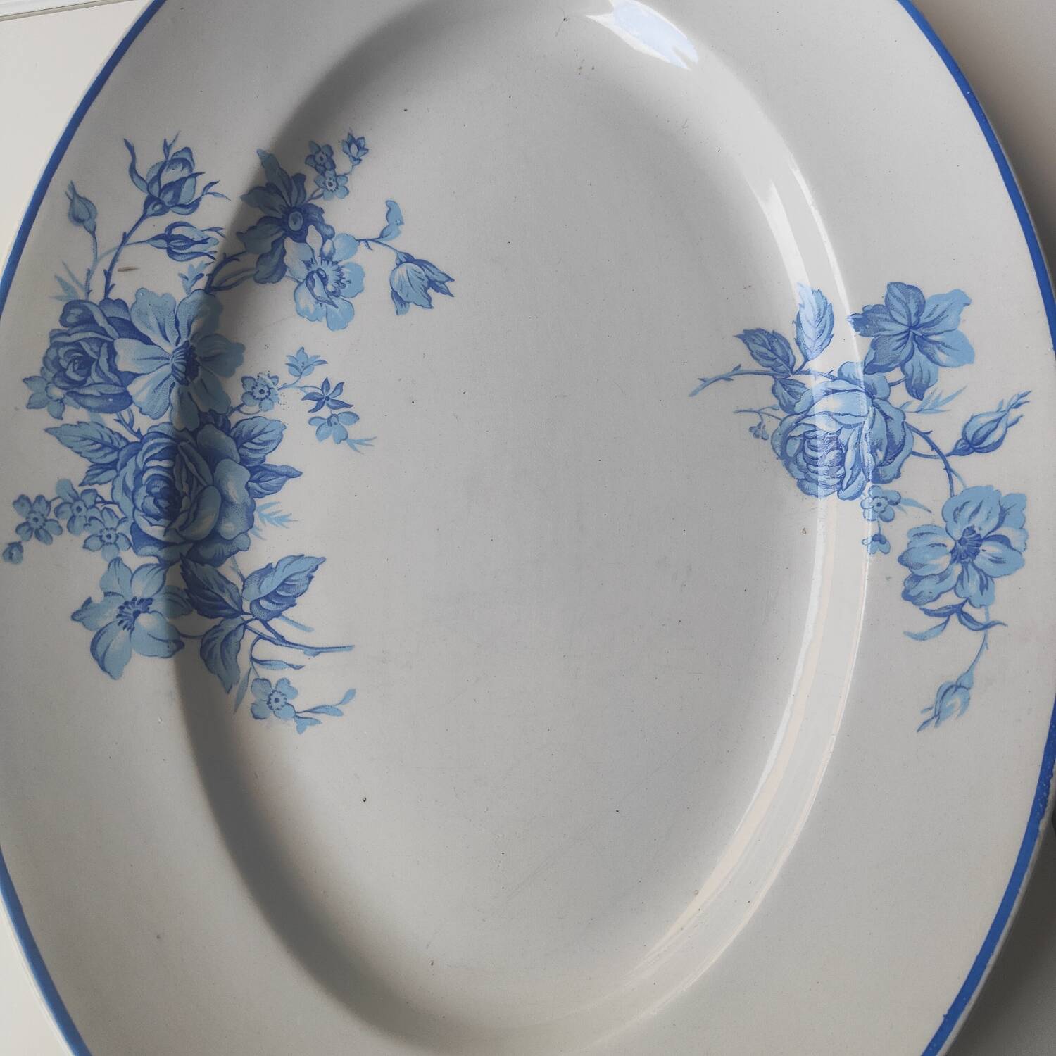 Oval ironstone dish