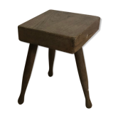 Tabouret tripode de ferme