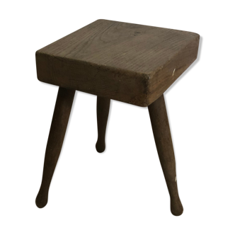 Tabouret tripode de ferme