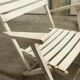 Garden furniture table and 4 armchairs 60's in its juice