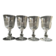 4 19th century water glasses – Établissements Legras