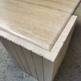 Coffee table in travertine Roche Bobois