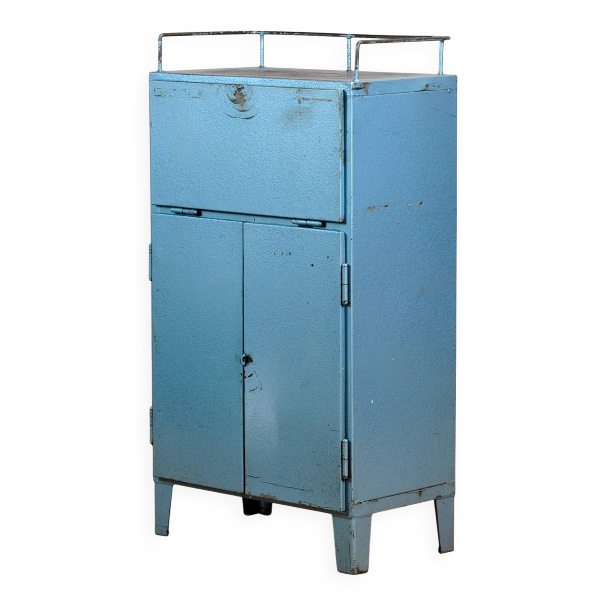 Industrial four-drawer cabinet from the 1970s