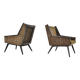 Paire de fauteuils des années 1950, Tchécoslovaquie