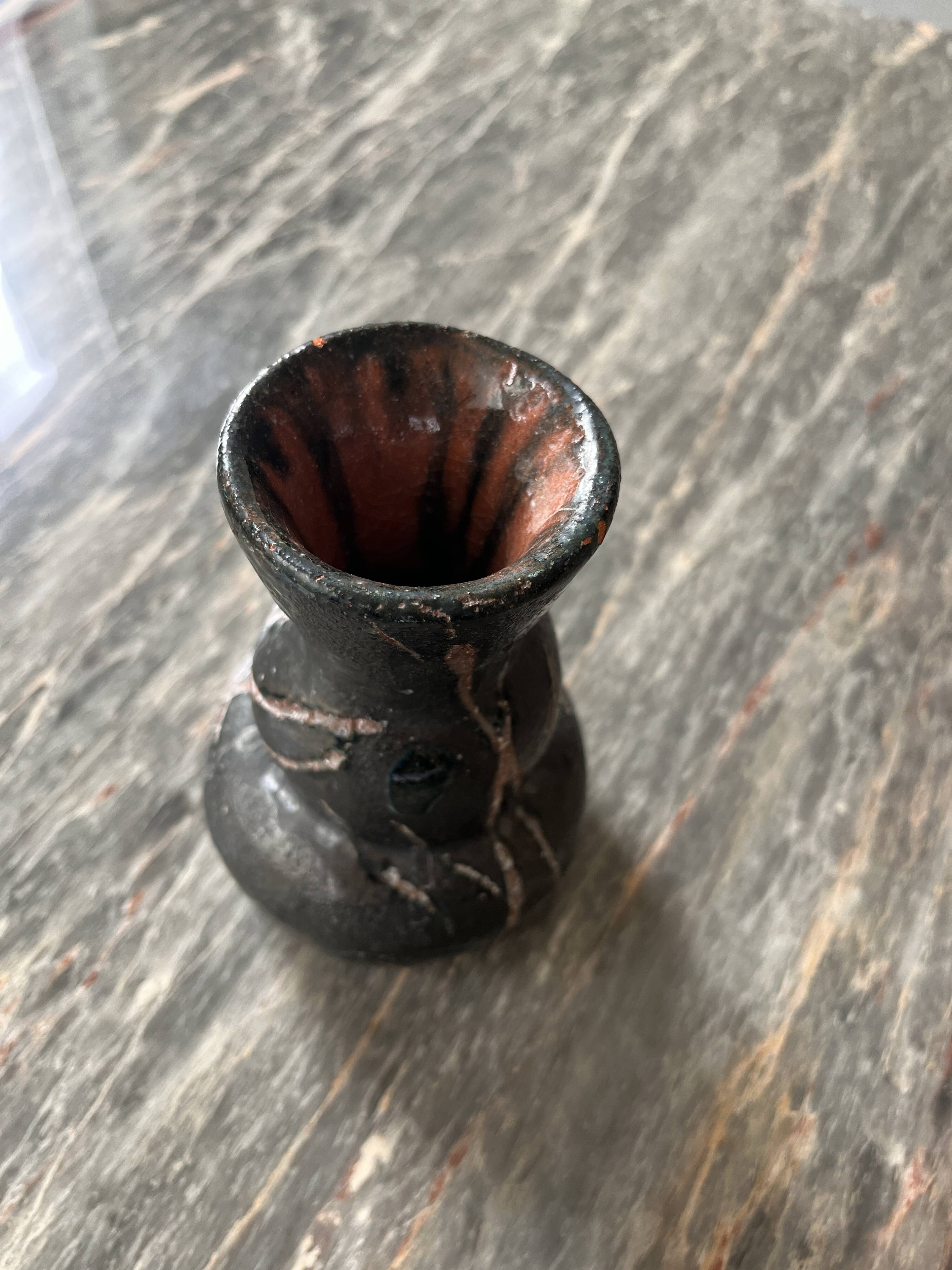 signed ceramic vase