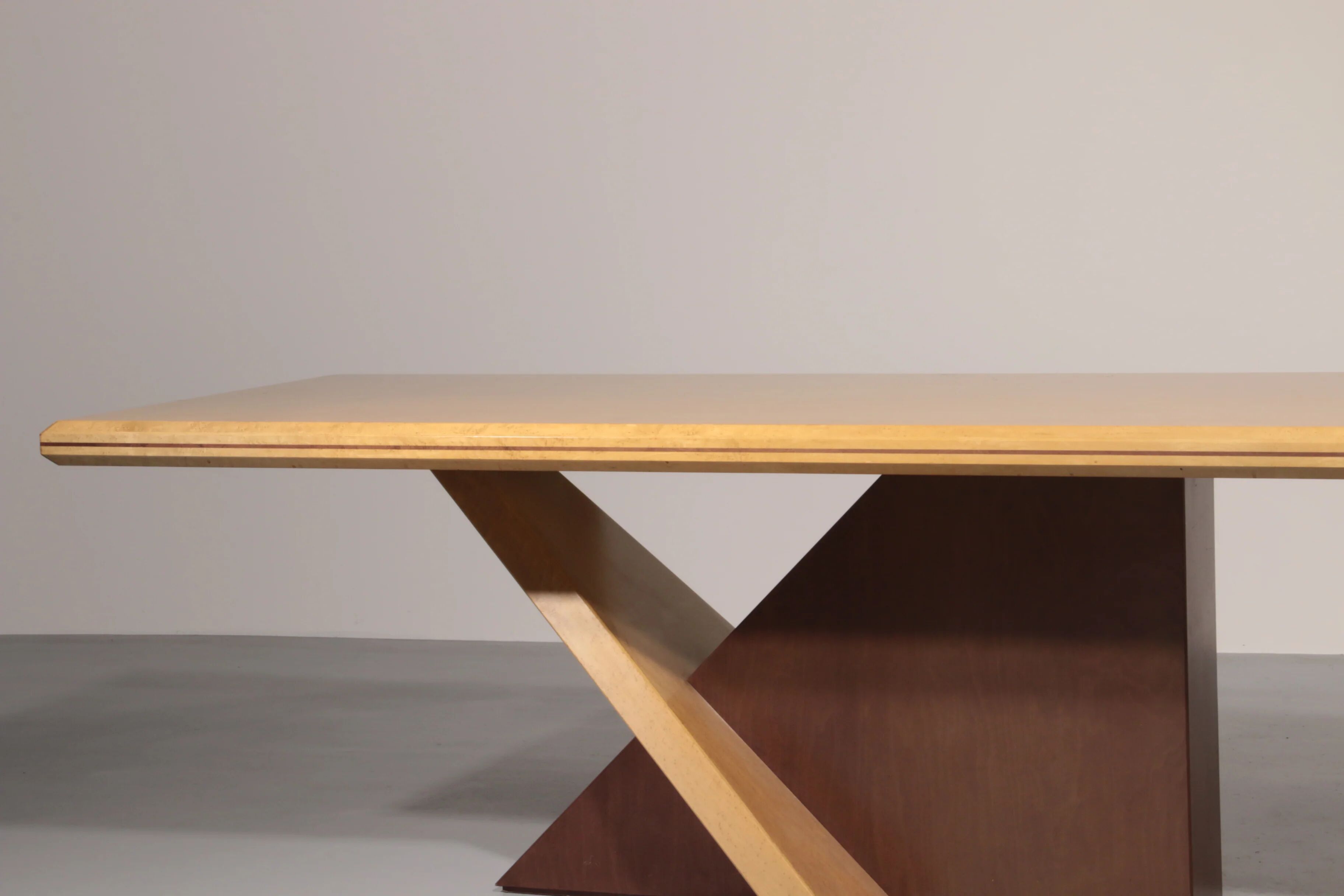 Italian Saporiti Wooden Dining Table 1960