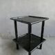 Bamboo bedside or end table, 70s-80s