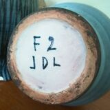 Ceramic vase by Jean De Lespinasse, model F2, France, 1960s