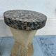 Paire de tables brutalistes en granit et pierre