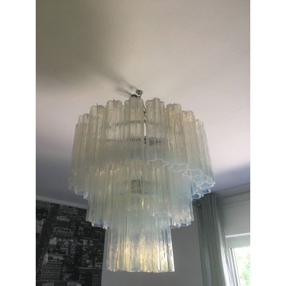 Tronchi Murano glass chandelier