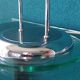 Postmodern Chrome Table Lamp by Herda, 1980´s.