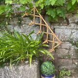Rattan coat rack from the 70s