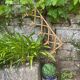 Rattan coat rack from the 70s