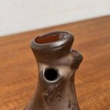 Organic studio pottery vase in mid-century style by Montanus & Remy, Germany, 1960s.