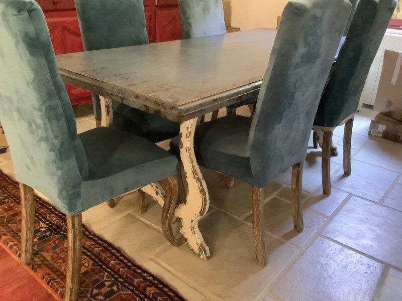 Table en bois cérusé Maisons du monde