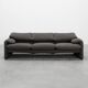 Canapé trois places Cassina par Vico Magistretti, Italie, 1990