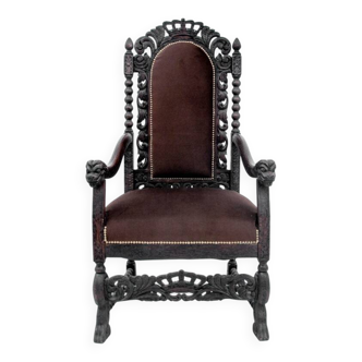 Armchair - throne, Western Europe, around 1910.
