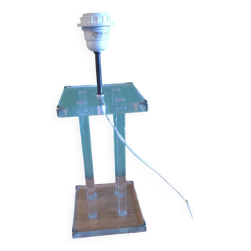 80s plexiglass lamp