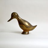 Canard vintage en laiton