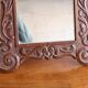 Antique carved wooden mirror – Art Nouveau style