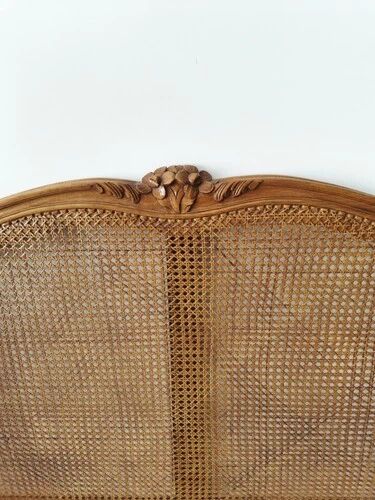 Antique French Cane Bed Louis XV Style Double