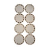 8 cheese plates porcelain from Chauvigny