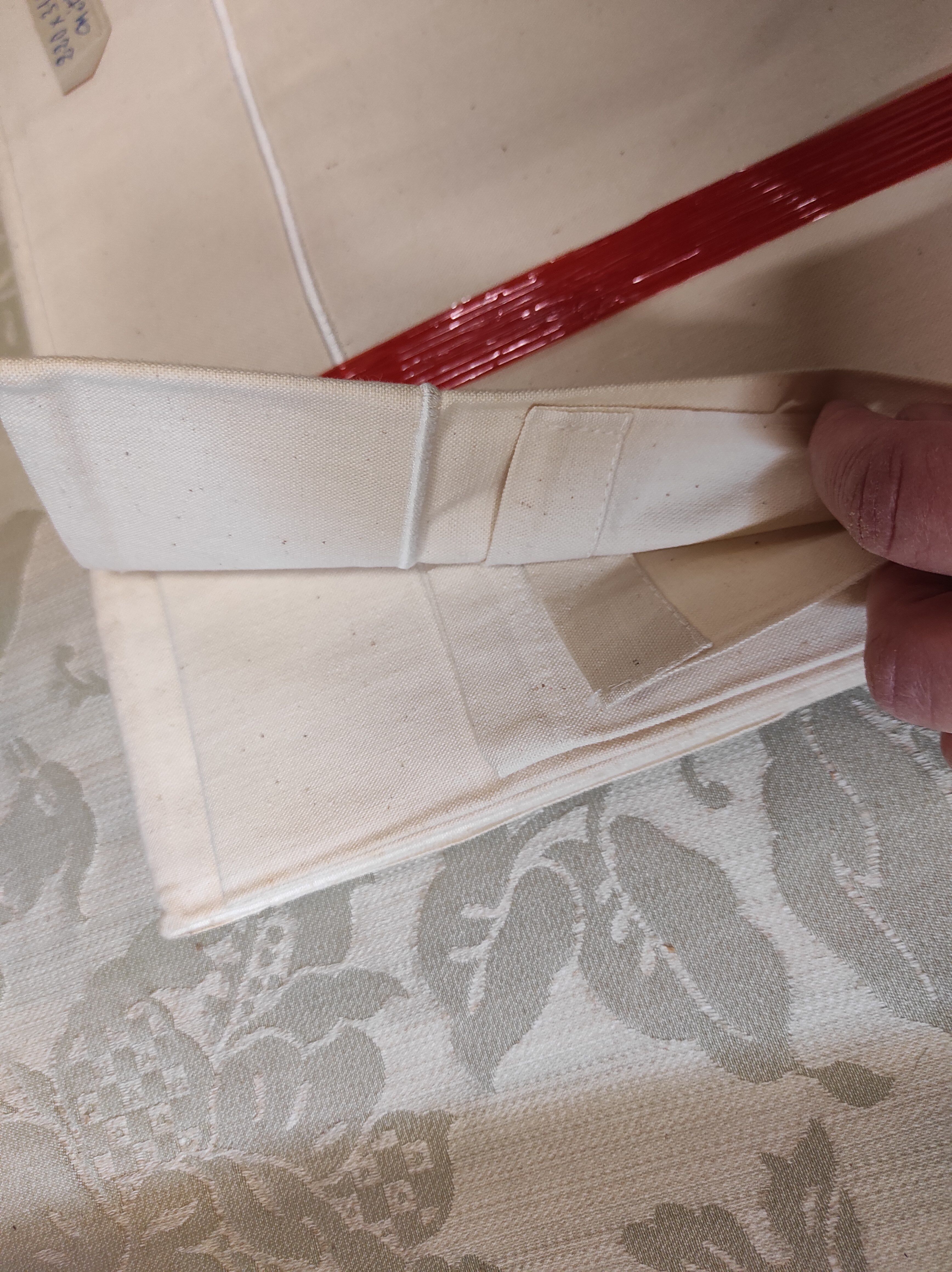 Vintage french linen and cotton sheet