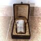 Antique timbale in silver-plated metal with case