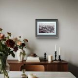 The Pyrenees mountain range, photographic plate printed in 1937