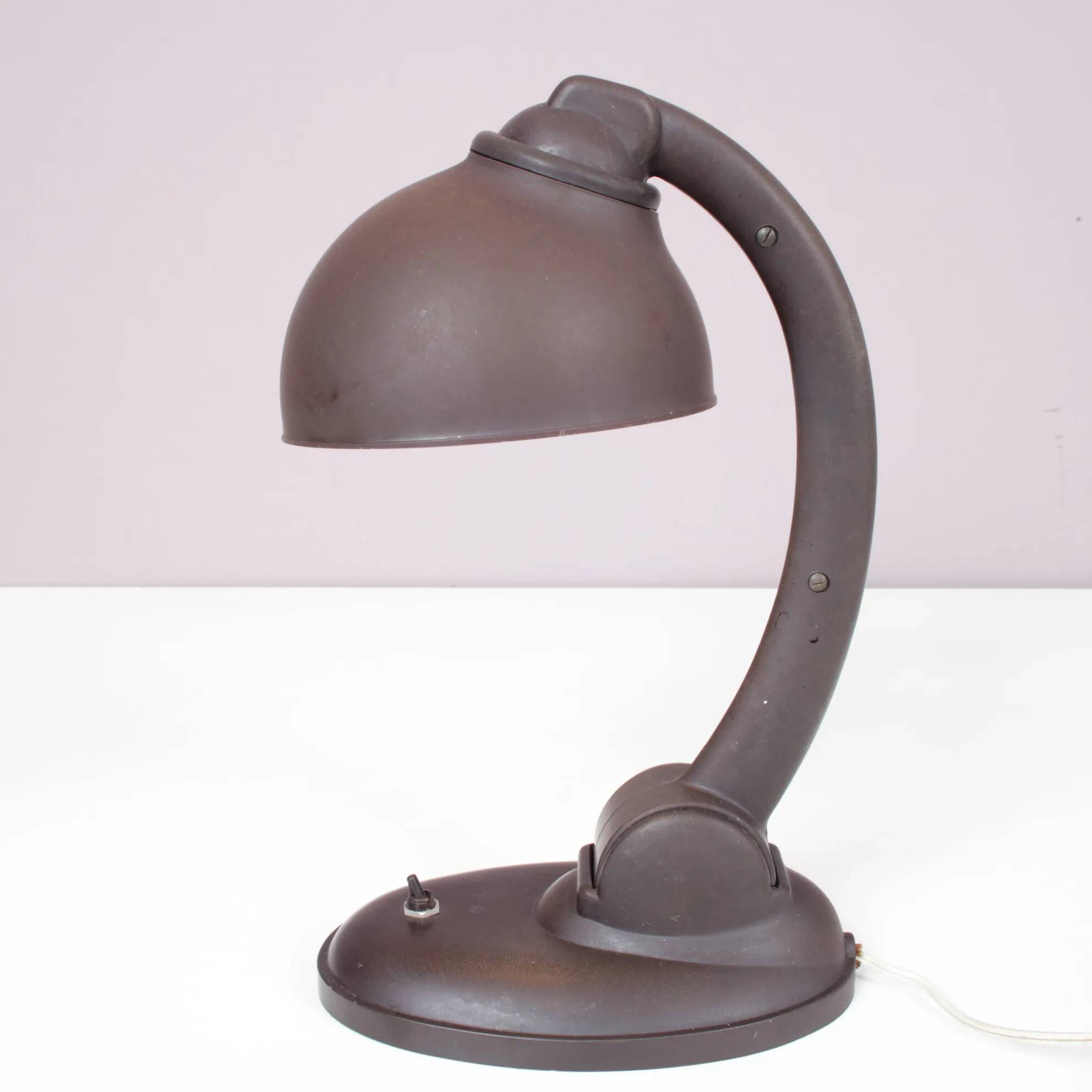 1930s Bakelite desk lamp by Eric Kirkman Cole for ESC, Czech Republic