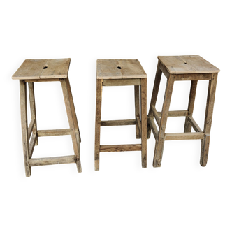 Lot de tabourets d'atelier