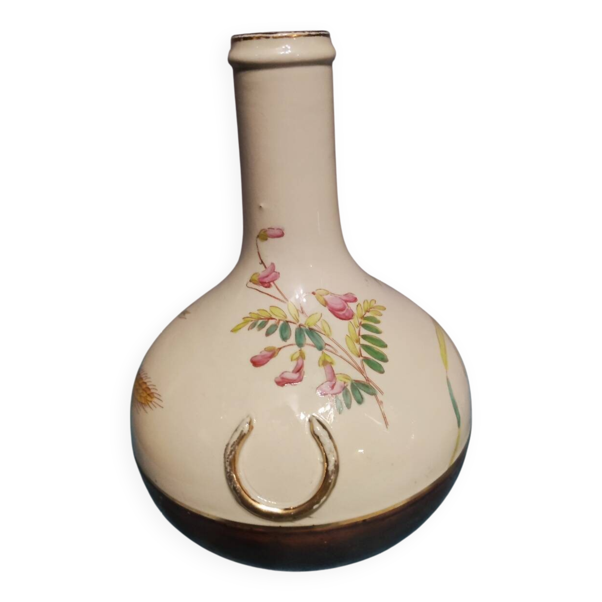 Vase en faïence de Sarreguemines