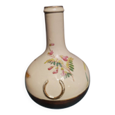 Sarreguemines earthenware vase