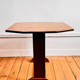 Folding table, Art Deco pedestal table
