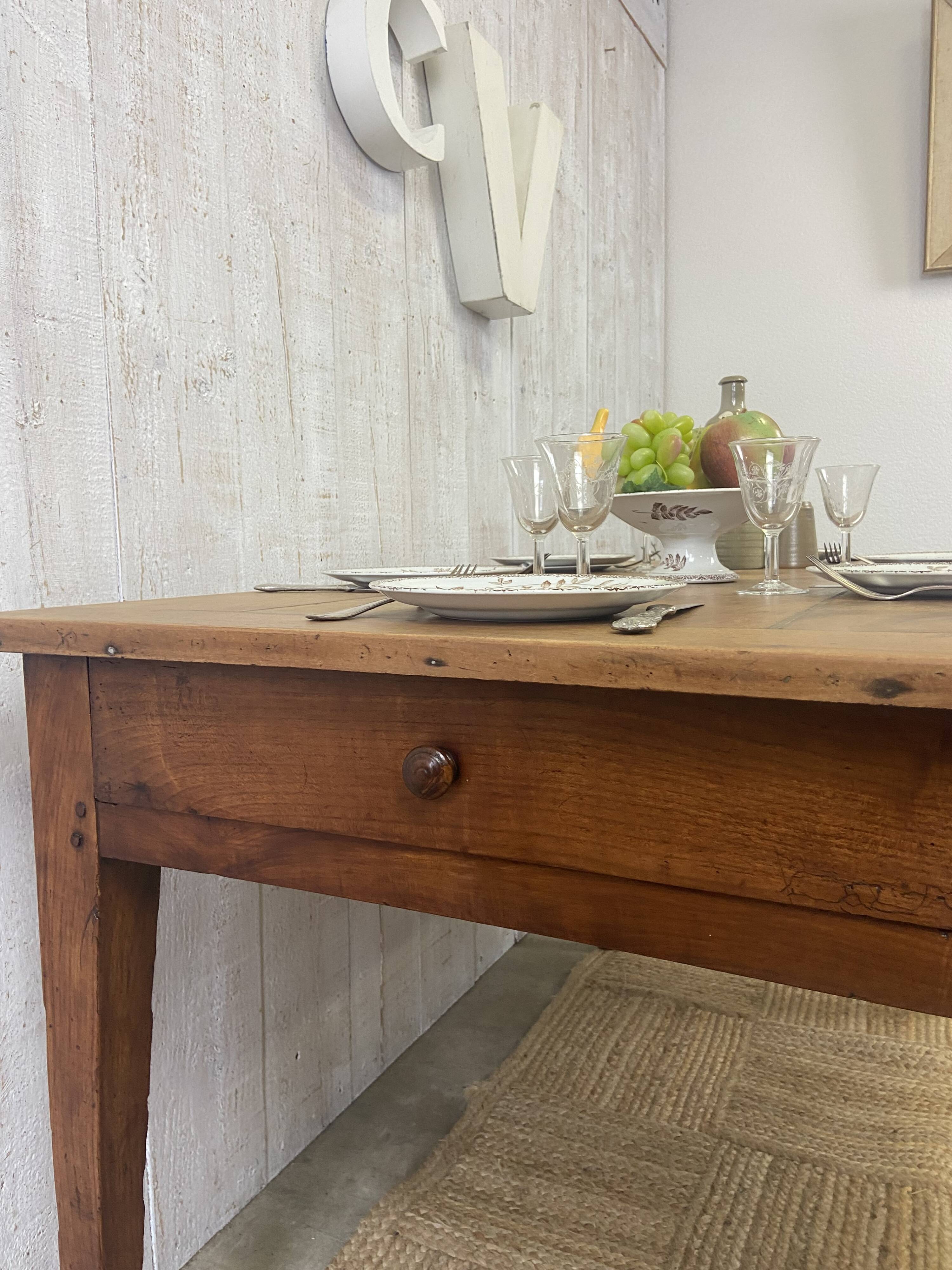 Table de ferme 133x76cm