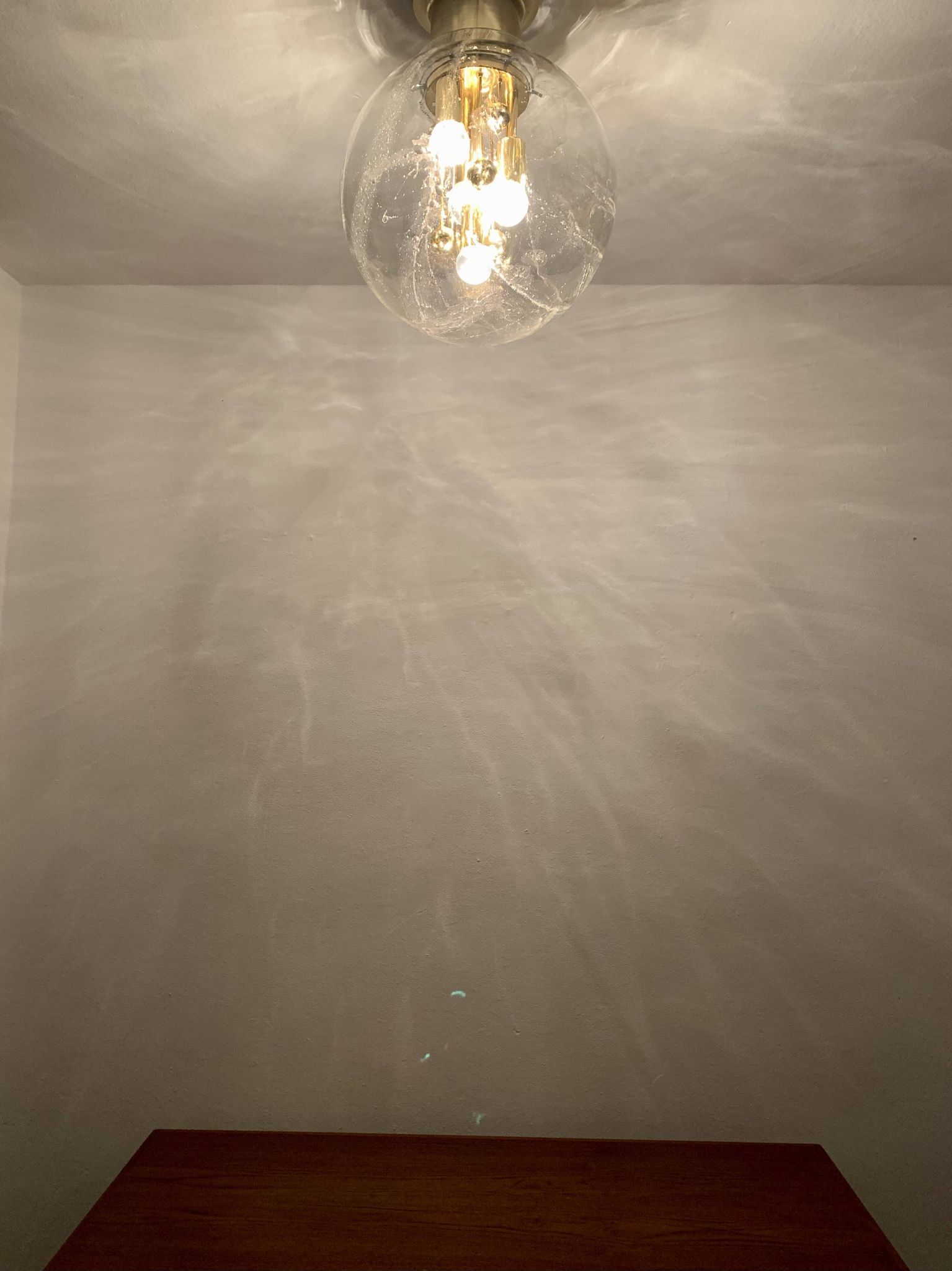 Ice Glass Flush Lamp by Doria
