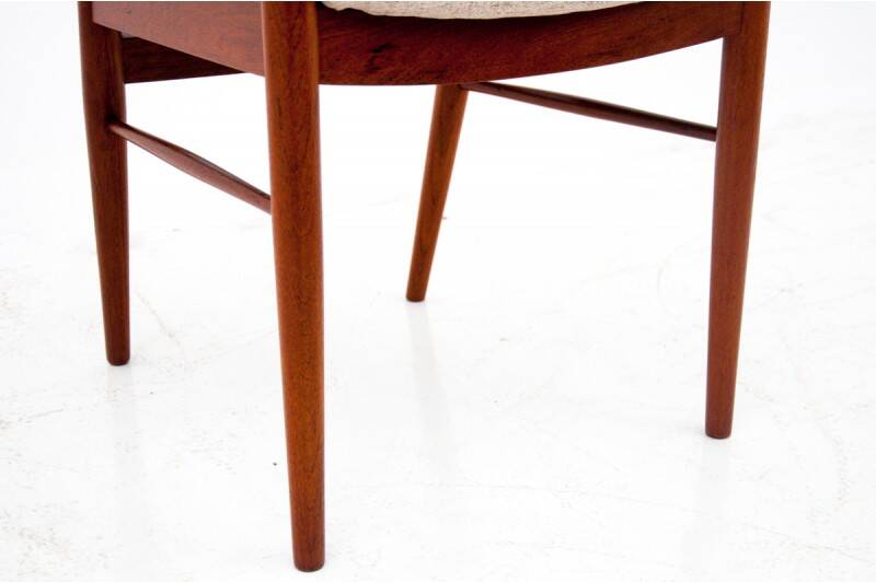 Two teak chairs, Danish design, 1960s