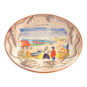 Assiette terre cuite