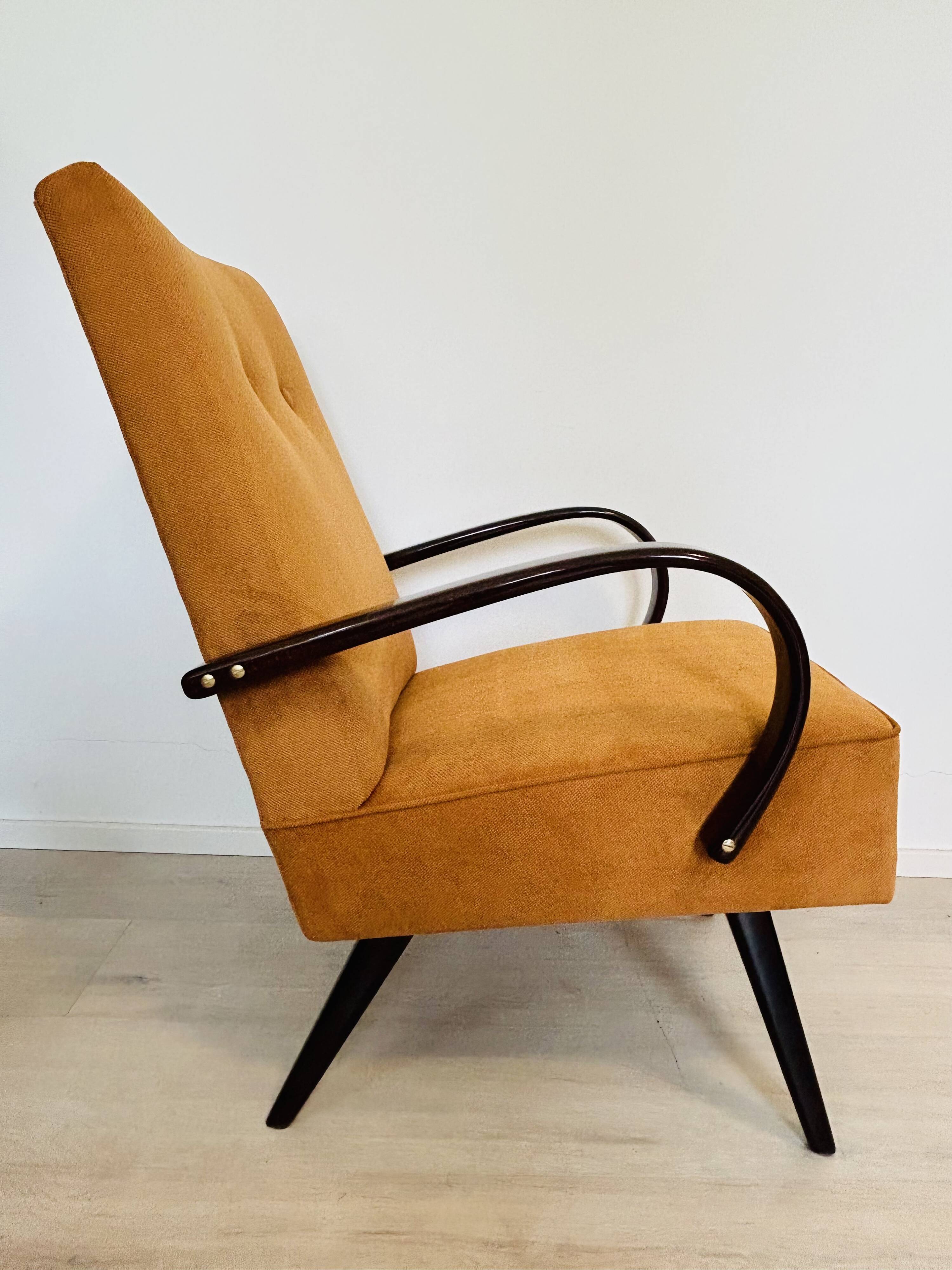 Vintage Armchair by Jaroslav Smidek for TON
