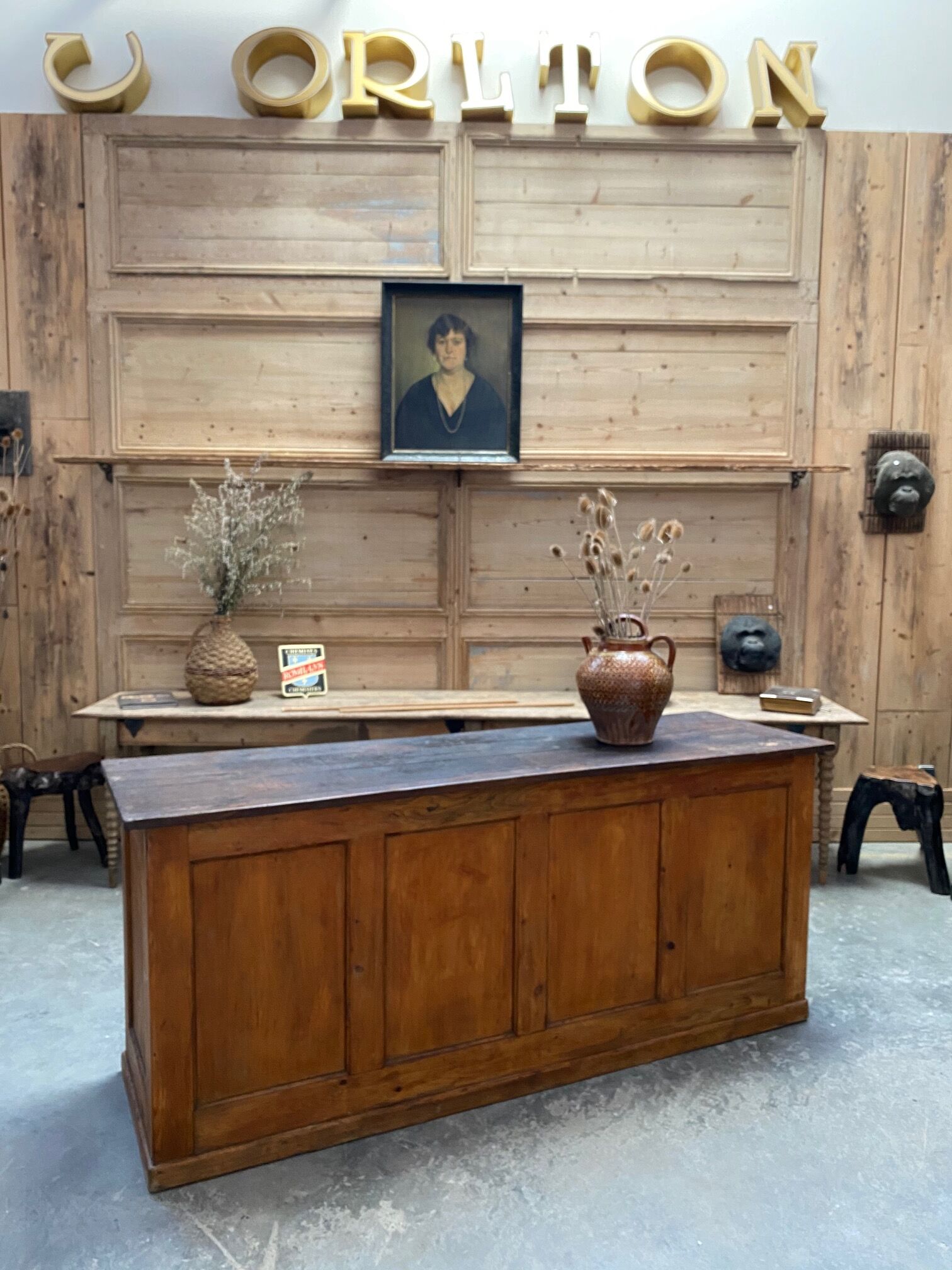 Former store counter