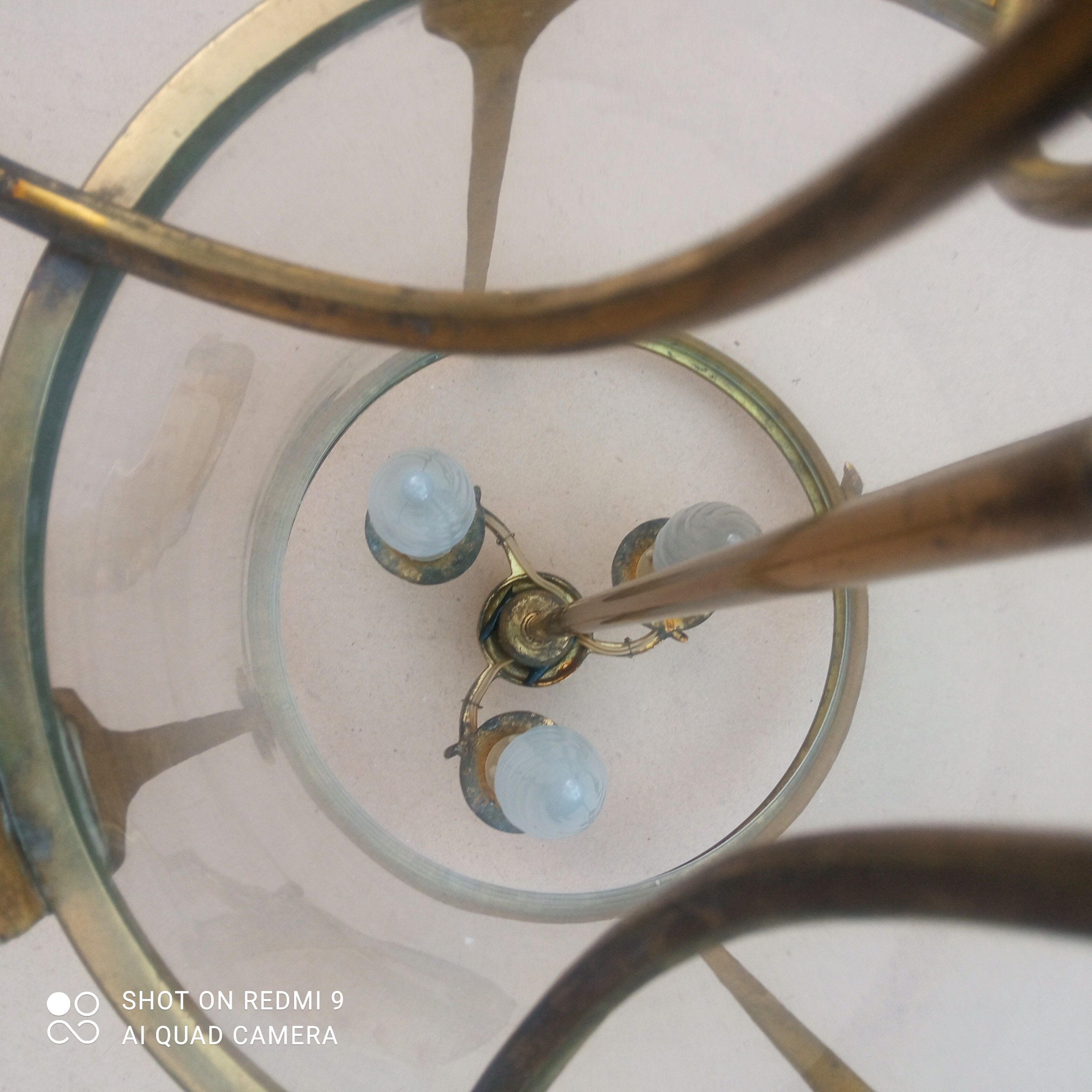 Bronze and brass lantern in Empire style - 4,400 kg!