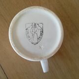 White pitcher in faience
