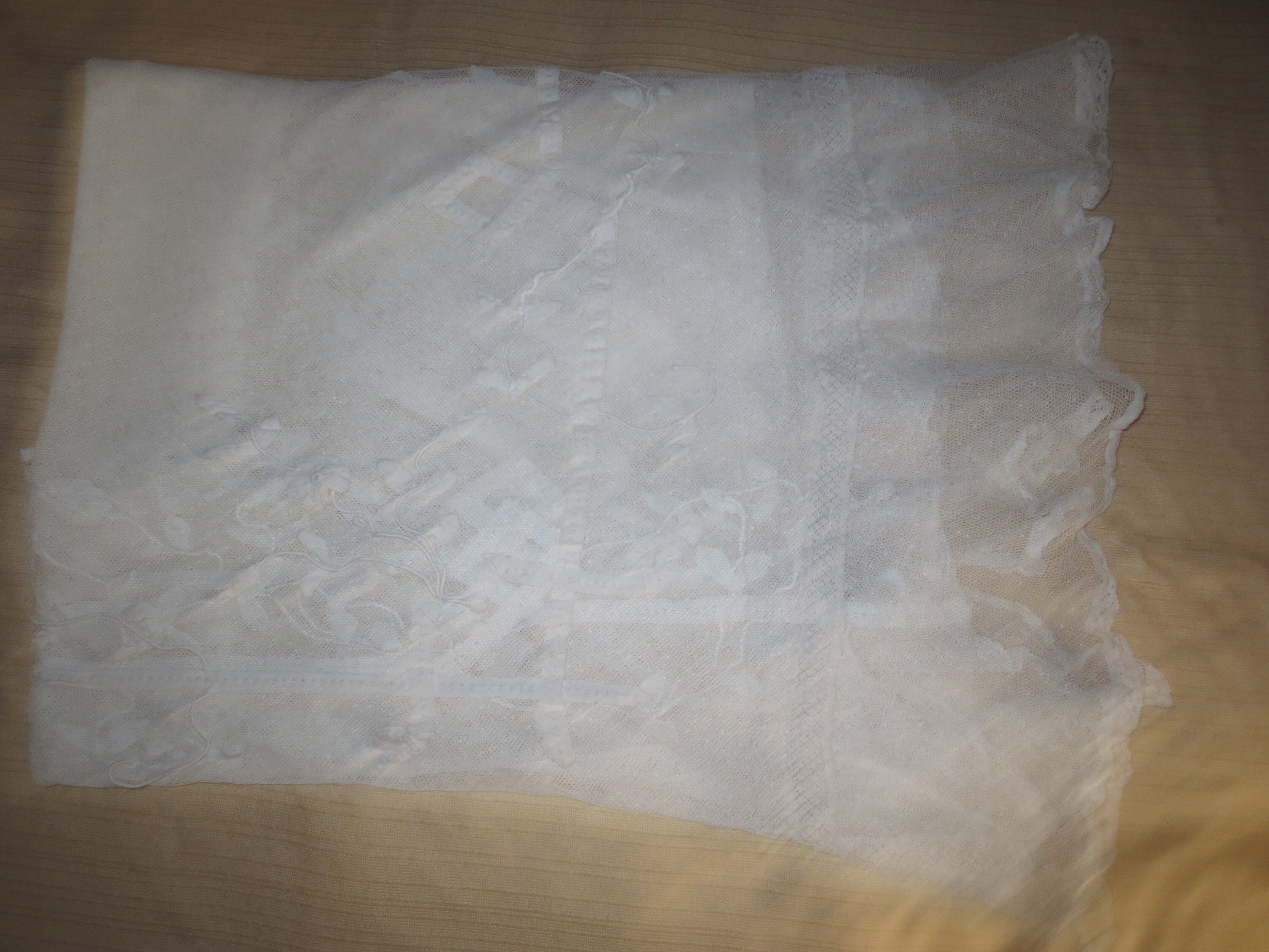 Ancient veil for bed sky