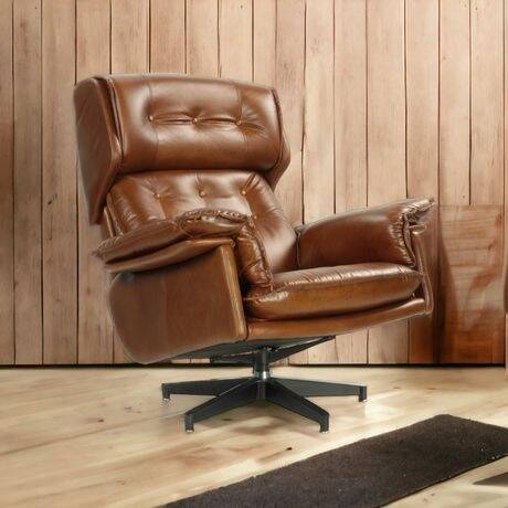 Havana Leather Armchair (New) - Decoduweb - free delivery